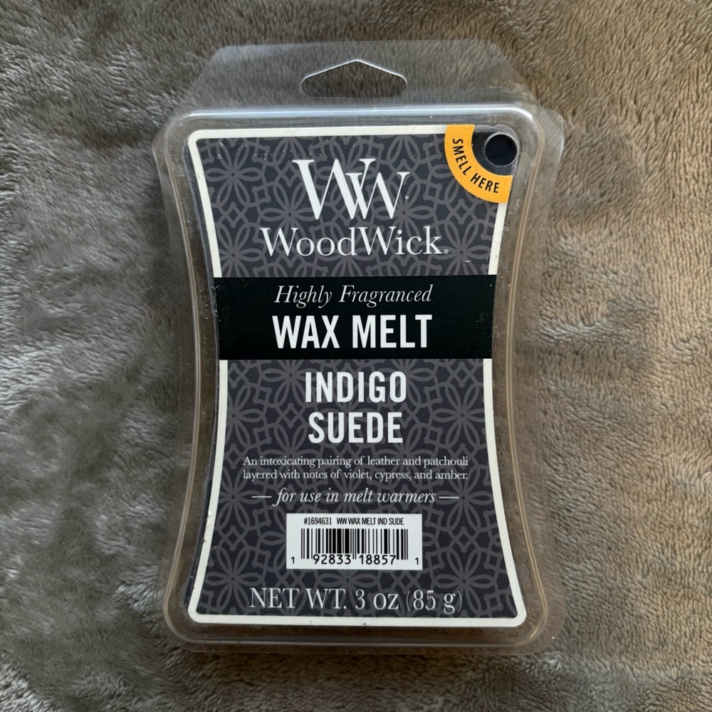 WoodWick Indigo Suede Scented Wax Melt